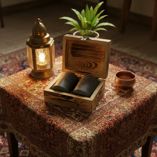 بسته هدیه سنگ نوش ارغوان